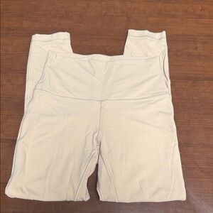 lululemon athletica Cream High-Rise Leggings